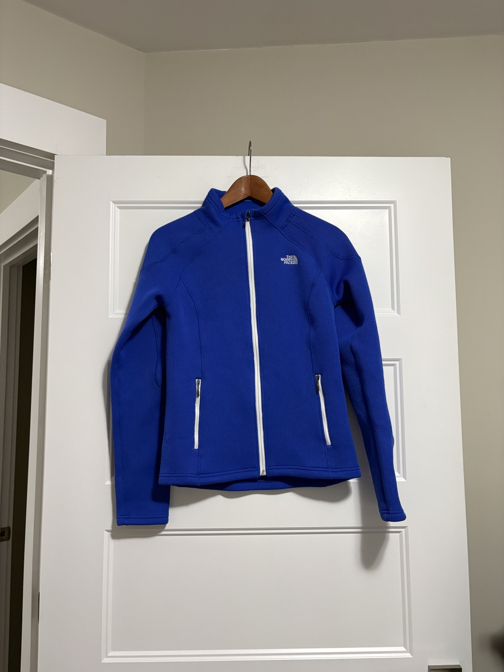 TNF Apex Bionic Blue Purple Softshell Full Zip Jacket Xs